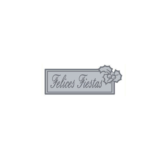 ETIQUETAS PLATA FELICES FIESTAS ROLLO 300U 63X24 | PRYSE, S,A, | 1 UNIDAD | 8429640328640
