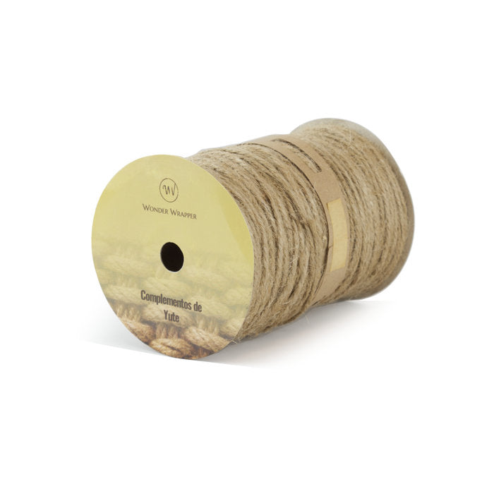 Cordón de Yute Rollo 1,5 mm x 100 m Natural WONDER WRAPPER