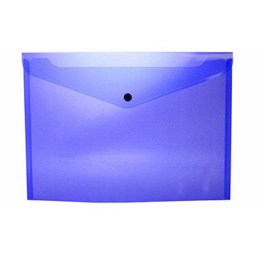Sobre portadocumentos PP A4 con broche azul oscuro PRYSE Imagen principal del producto