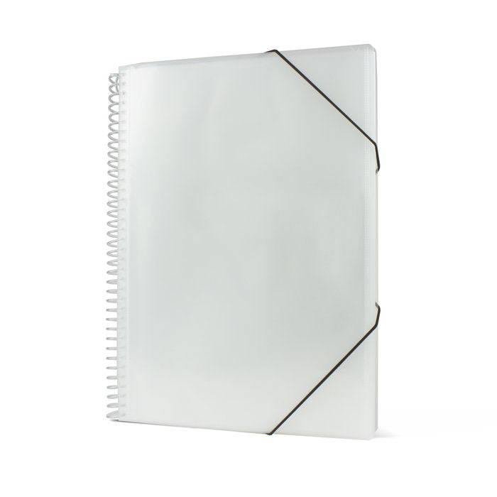 CARPETA ESPIRAL 40 FUNDAS A4 TRANSPARENTE CON BOLSILLO | 1 UNIDADES | (PRYSE, S,A,) Imagen principal del producto