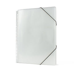 CARPETA ESPIRAL 40 FUNDAS A4 TRANSPARENTE CON BOLSILLO | 1 UNIDADES | (PRYSE, S,A,)