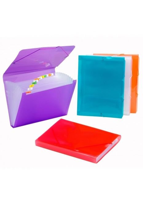 CARPETA FUELLE A4 PP 12 DPTO GALAXY COLORES SURTIDOS | 8 UNIDADES | (YES) Imagen principal del producto