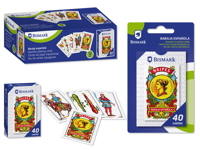 BARAJA ESPAÑOLA 40 CARTAS | POESSA BISMARK REGALO | ENVASE 12 UDS. UNIDAD | 18430173152067 Imagen principal del producto