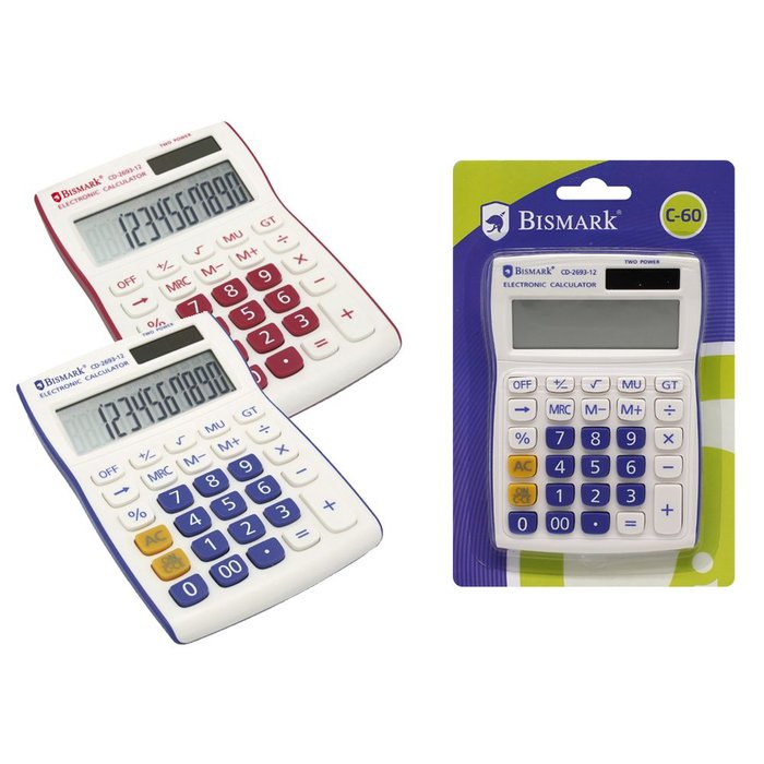 Blister Calculadora Sobremesa Grande 12 Digitos Col.surtido