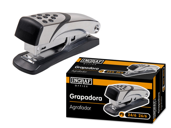 GRAPADORA OFFICE Nº 4 METALICA 20H INGRAF | 1 UNIDADES | (INGRAF)