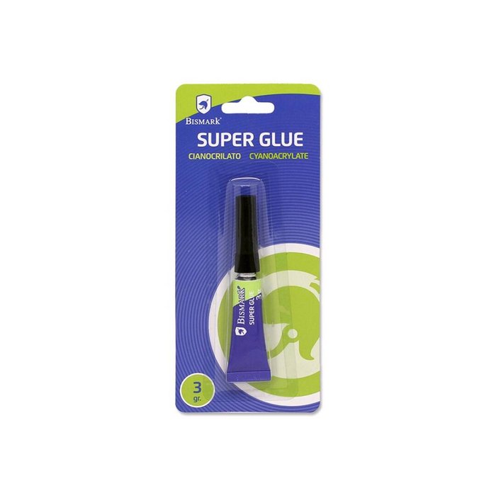 PEGAMENTO SUPER GLUE BISMARK 3GRM BLISTER | 24 UNIDADES | (POESSA BISMARK BASICO) Imagen principal del producto