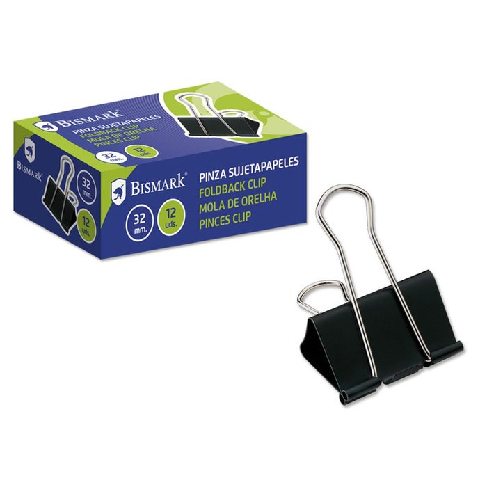 Pinza Sujetapapeles 32 mm Pala Abatible Poessa Bismark Imagen principal del producto