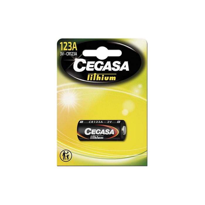 Blister Pila Cegasa Litio Cr123a 3V Ft Bl