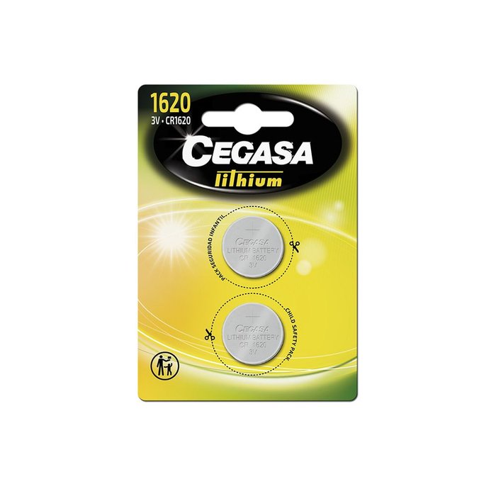 Blister 2 Pilas Cegasa Lito Boton Cr1620 3V