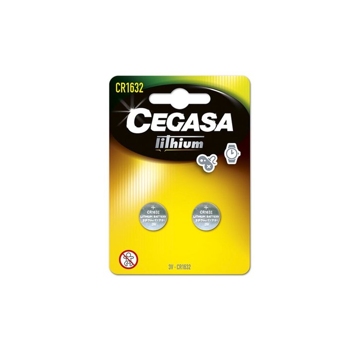 Blister 2 pila cegasa litio boton cr1632 3v bt