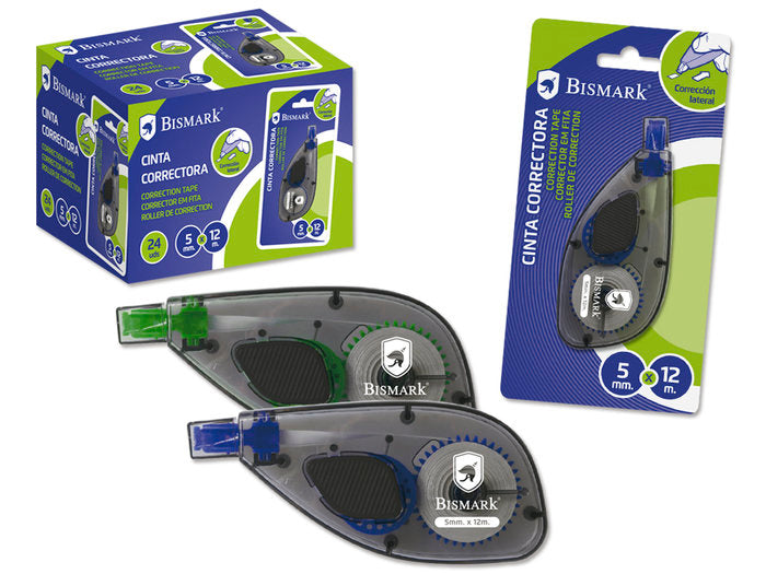 CORRECTOR CINTA BISMARK LATERAL 12M BLISTER | 24 UNIDADES | (POESSA BISMARK BASICO) Imagen principal del producto