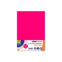 CARTULINA FUCSIA FLUOR A4 5H, | 1 UNIDADES | (POESSA BISMARK BASICO)