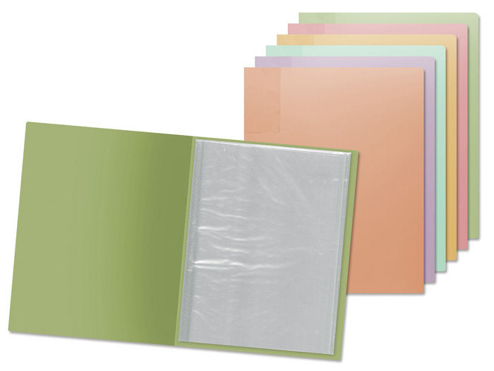 CARPETA 40 FUNDAS A4 PP PASTEL | 12 UNIDADES | (YES)