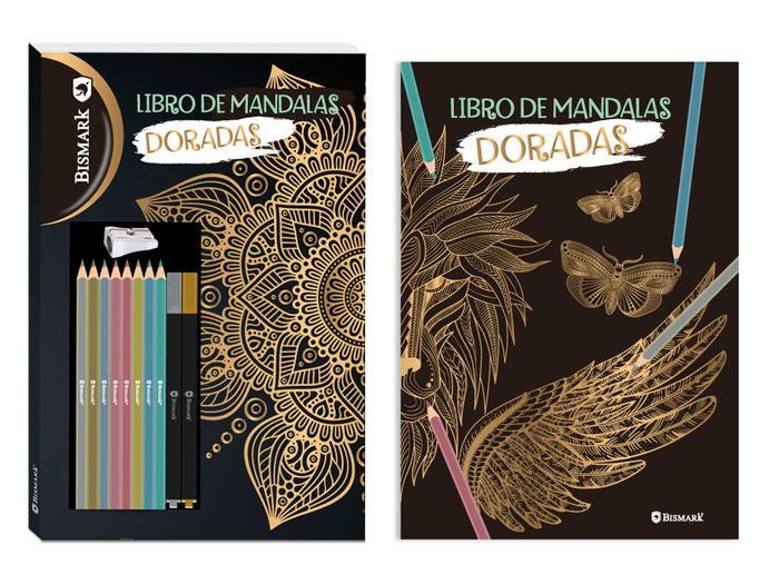 Libro de Mandalas para Colorear con Lapices y Rotuladores Poessa Bismarck Regalo