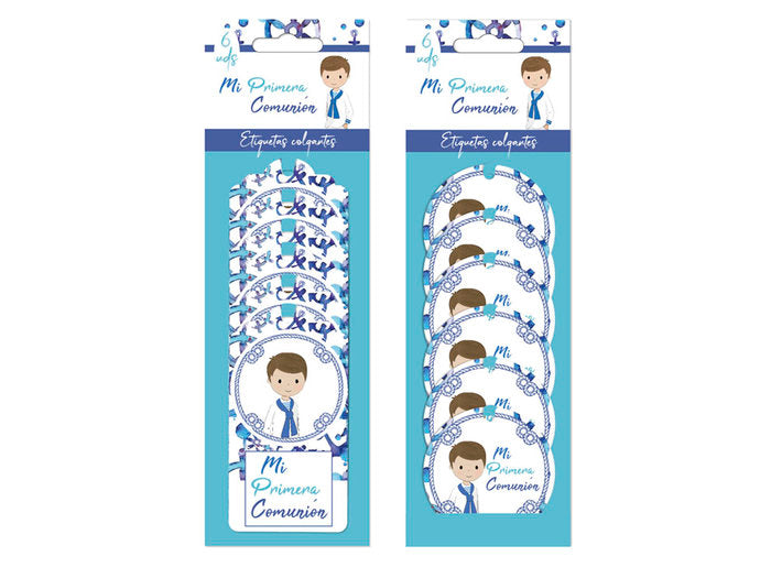 Etiquetas colgantes Niño 6U Mi Primera Comunión POESSA BISMARK REGALO Imagen principal del producto