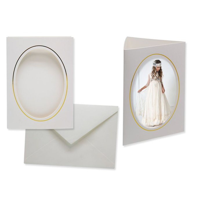 TARJETAS MARCO FOTOS 4U MI PRIMERA COMUNION | POESSA BISMARK REGALO | ENVASE 24 UDS. UNIDAD | 18430173303438 Imagen principal del producto