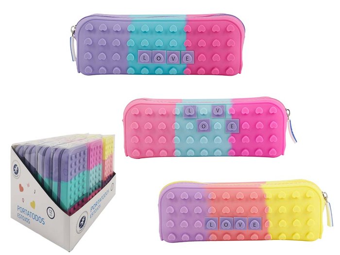 Portatodo silicona corazones personalizable LAGART Imagen principal del producto