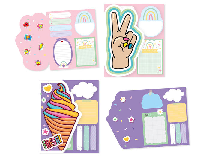 Notas Planner Set Notas Adhesivas Surtidas Marca Poessa Regalo Imagen principal del producto