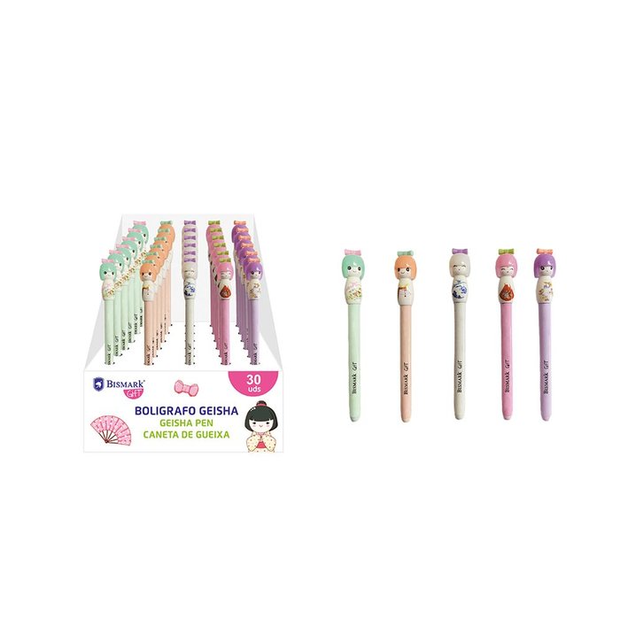 Exp 30 Bolígrafos Geisha Pack 30 Gel POESSA