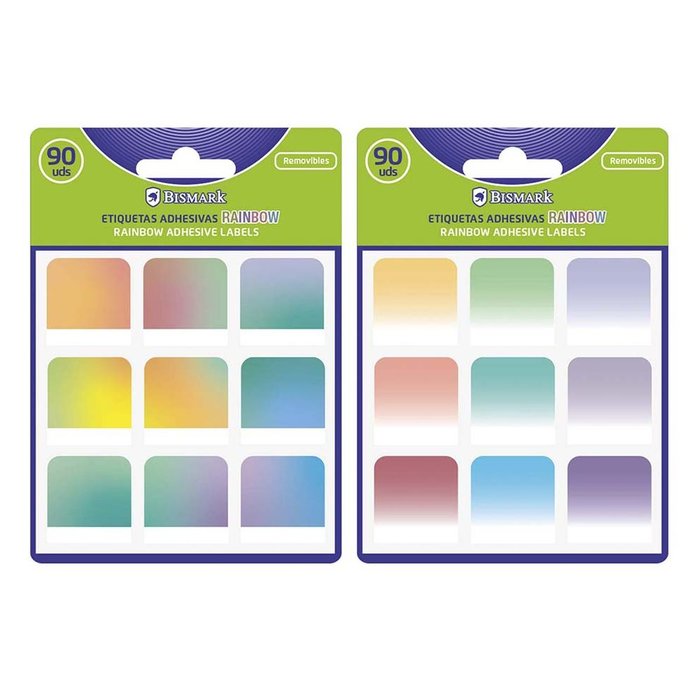 Etiquetas Adhesivas Index Rainbow Bismark 90 Unid.