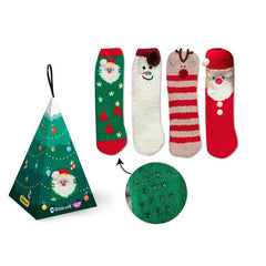 CALCETINES NAVIDAD NIÑOS EN CAJA | BISMARK NAVIDAD | ENVASE 4 UDS. UNIDAD | 18430173329339