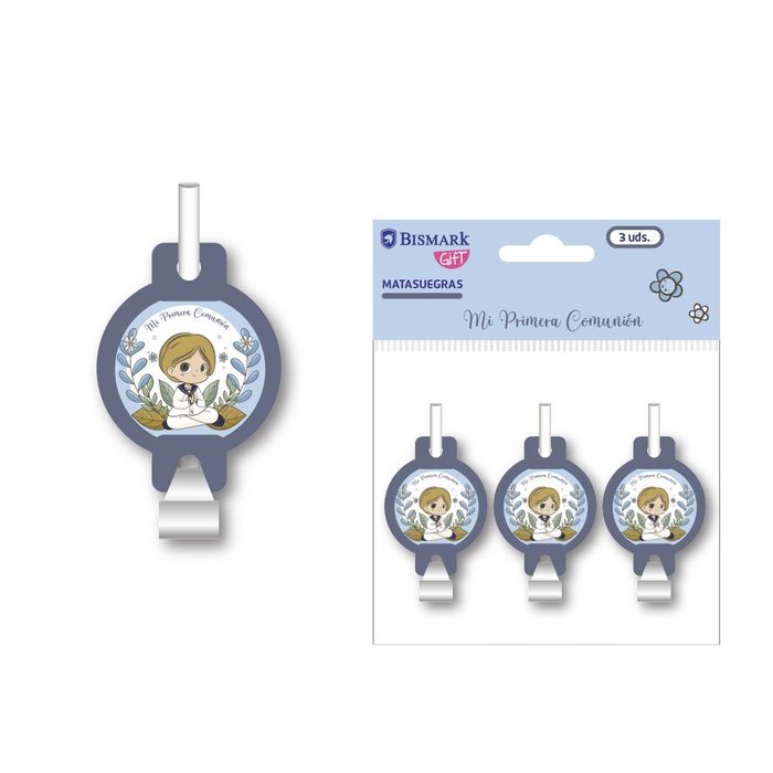 MATASUEGRAS NIÑO PACK 3 UDS PRIMERA COMUNION | POESSA BISMARK REGALO | ENVASE 12 UDS. UNIDAD | 18430173330458