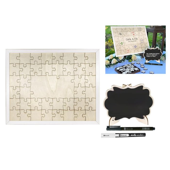 CUADRO PUZZLE DE FIRMAS | POESSA BISMARK REGALO | 1 UNIDAD | 8430173331403 Imagen principal del producto