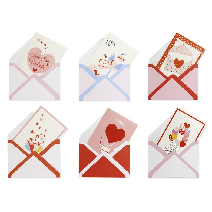 TARJETA LOVE | POESSA BISMARK REGALO | ENVASE 24 UDS. UNIDAD | 18430173331639