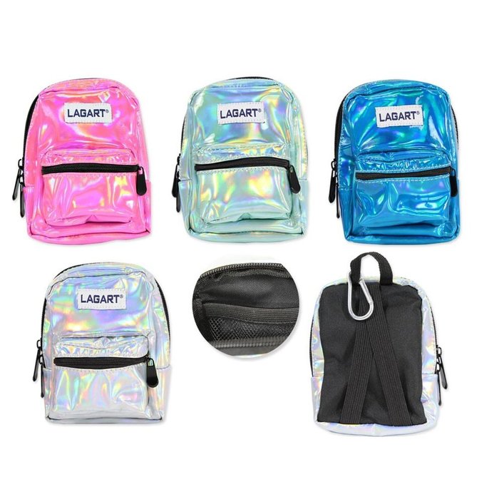 MINI MOCHILA C/ MOSQUETON TRANSPARENTES | LAGART Imagen principal del producto