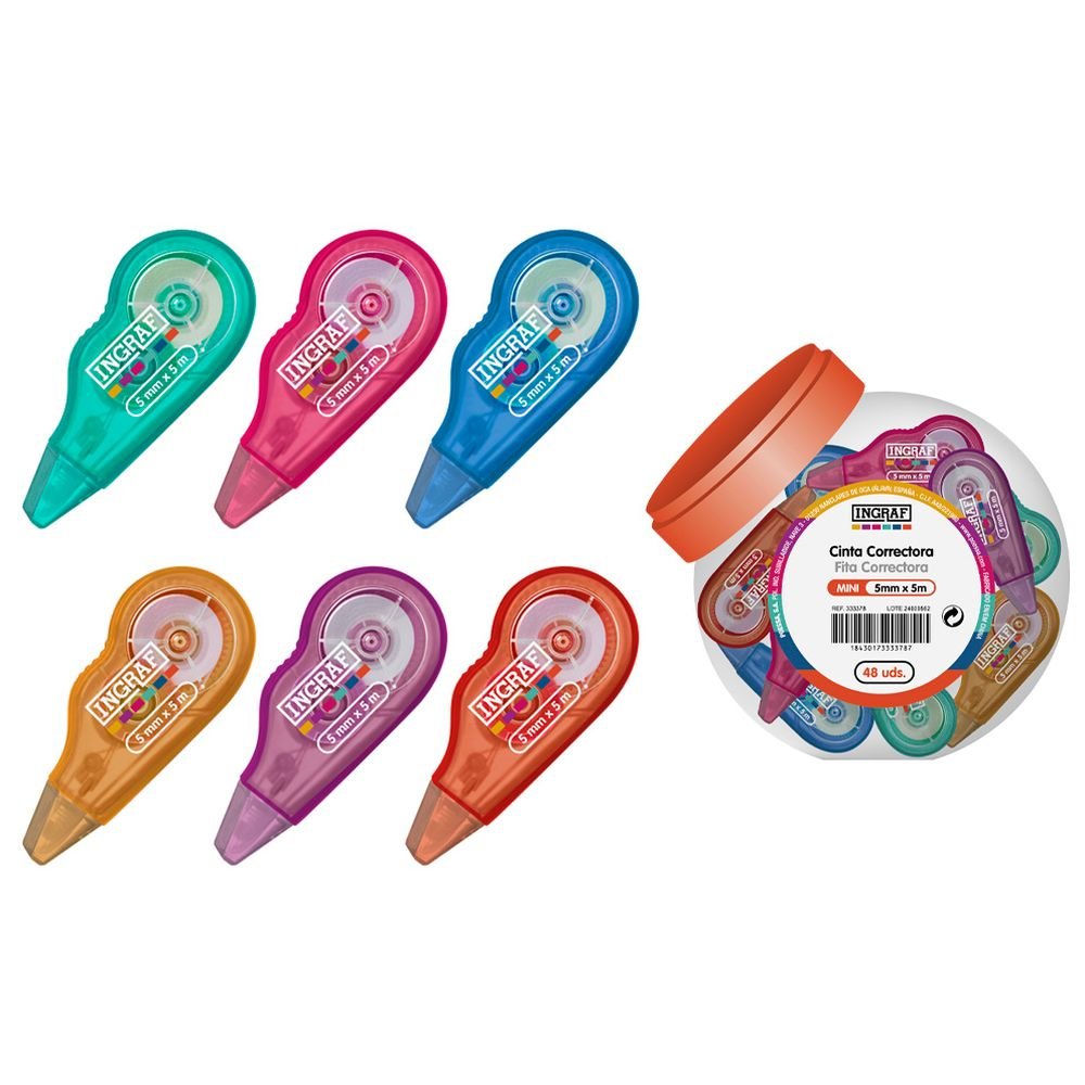 Cinta Correctora Mini Mediterráneo INGRAF 5 m Imagen principal del producto