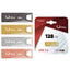 USB Metal 3.2 128GB con Llavero UMAY