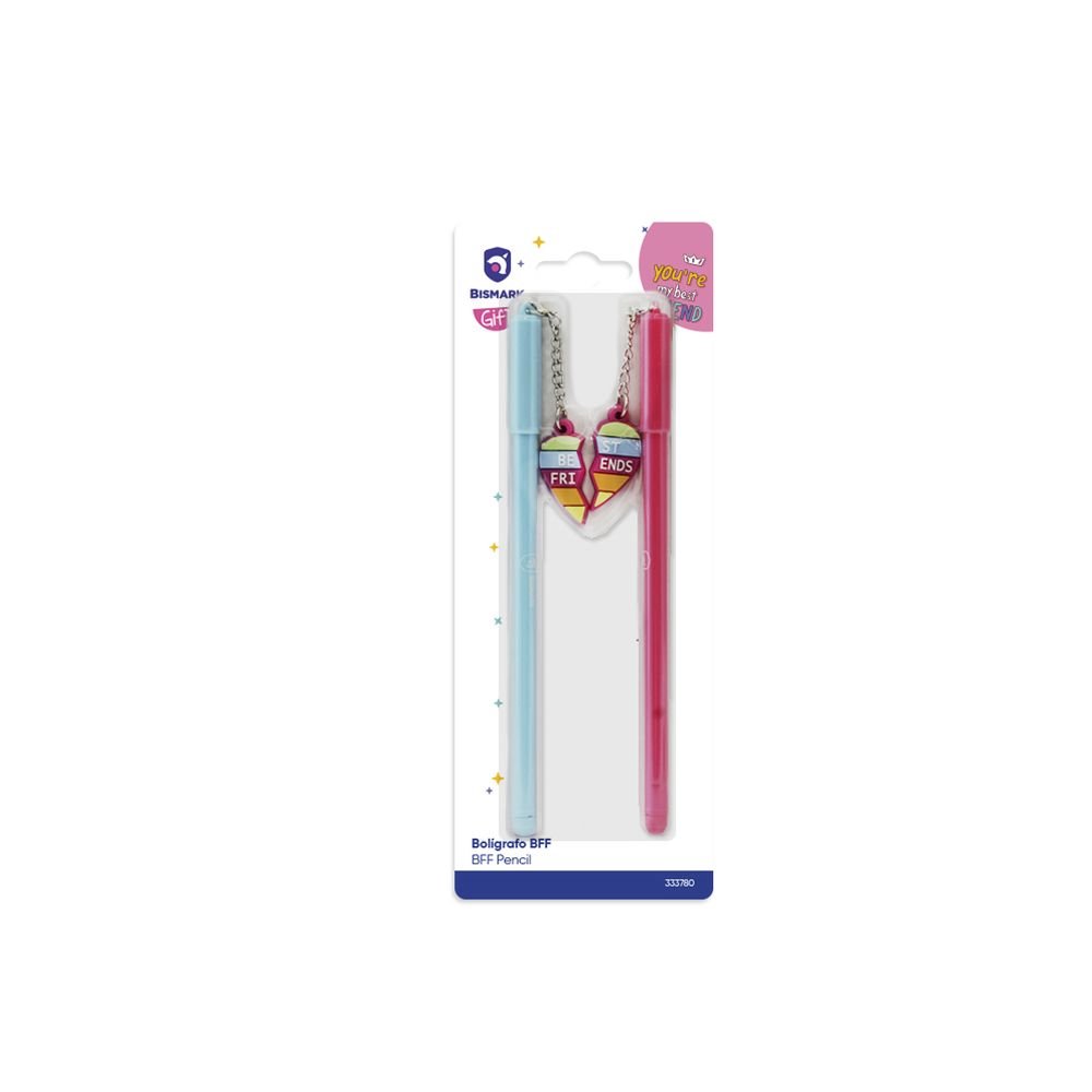 EXPOSITOR 12 SET 2 BOLIGRAFOS BFF MEJORES AMIGAS | POESSA BISMARK GIFT | ENVASE 12 UDS. UNIDAD | 18430173337808 Imagen principal del producto