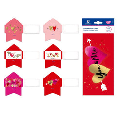 EXPOSITOR 24 PACK 2 TARJETA-SOBRE FELICITACION LOVE | POESSA BISMARK GIFT | ENVASE 24 UDS. UNIDAD | 18430173338430