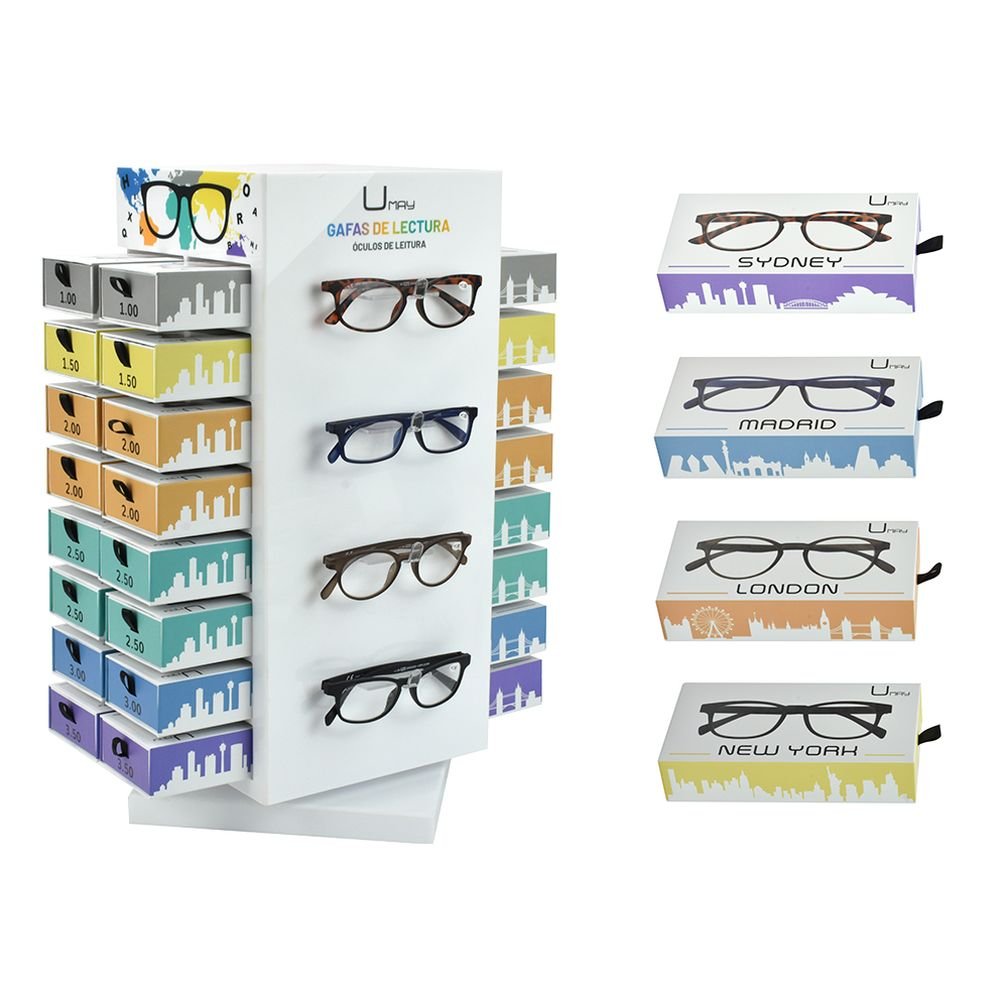 Expositor 32 Gafas Lectura Surtidas UMAY Imagen principal del producto