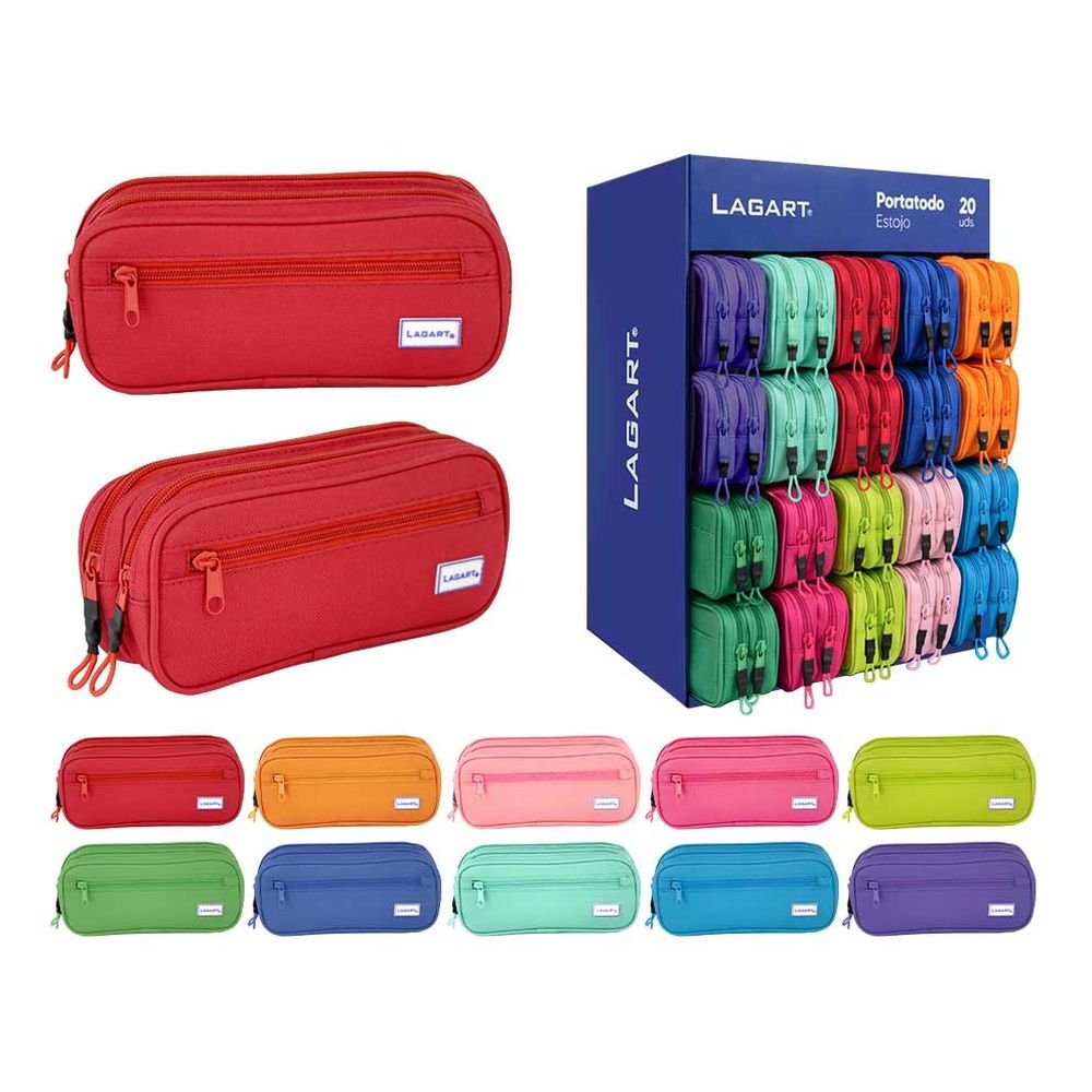 Expositor 20 Portatodos Triples School Vibes LAGART Imagen principal del producto