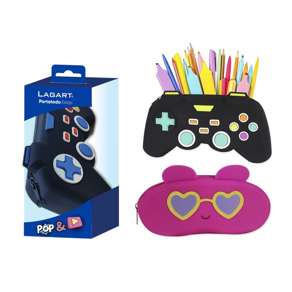 Portatodo Silicona Pop & Play Surtidos marca LAGART