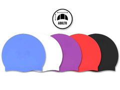 GORRO PISCINA BAÑO SILICONA ADULTO SURTIDOS | POESSA BISMARK BEACH | 1 UNIDAD | 8430173812025