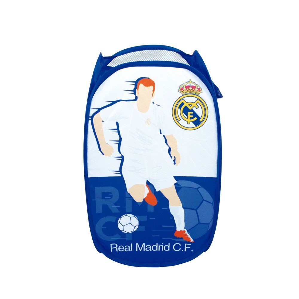 CONTENEDOR TELA RECTANGULAR ALMACENAJE REAL MADRID 36X36X58 | ARDITEX | 1 UNIDAD | 8430957137238
