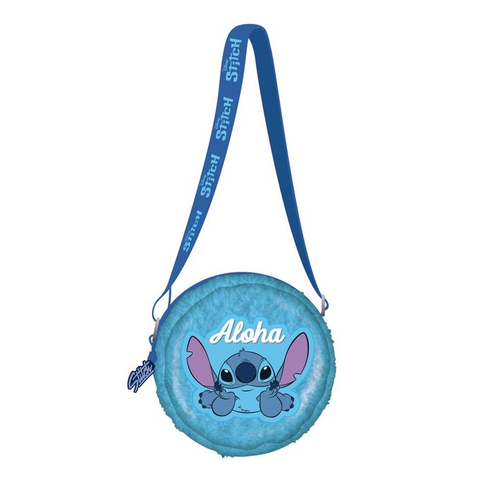 BOLSITO BANDOLERA REDONDO PELUCHE STITCH | ARDITEX Imagen principal del producto