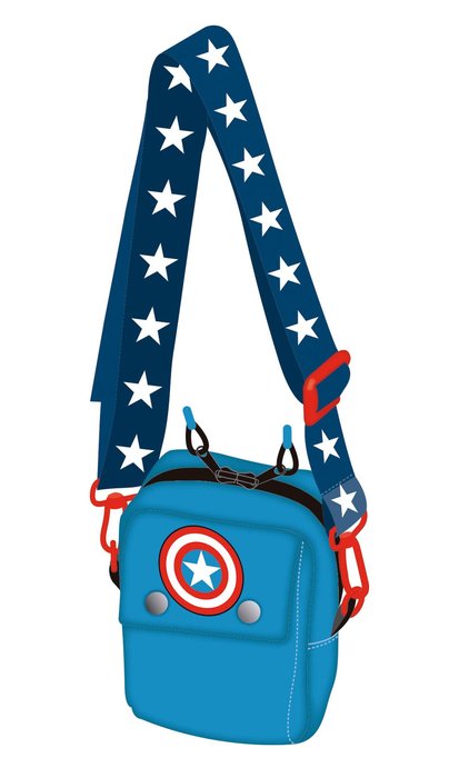 BANDOLERA 12,5X17X7CM CAPITAN AMERICA | ARDITEX Imagen principal del producto