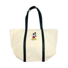 BOLSA DE TELA LONETA XL SHOPPING CIERRE Y BOLSILLO MICKEY | ARDITEX