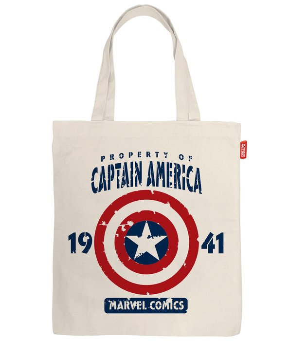 BOLSA DE TELA LONETA 37X41CM CAPITAN AMERICA | ARDITEX Imagen principal del producto
