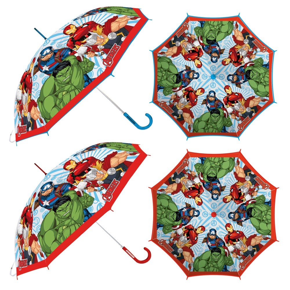 Paraguas Infantil Transparente Avengers ARDITEX Pack 2 Mod