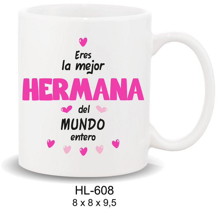 TAZA COLECCION FAMILIA HERMANA | ROYMART | 1 UNIDAD | 8431234161649 Imagen principal del producto