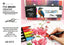 Maletín 72 Rotuladores Fine Brush Creative 2 Puntas Roymart