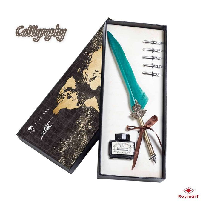 Set Pluma Artist Calligraphy Colores Surtidos Roymart