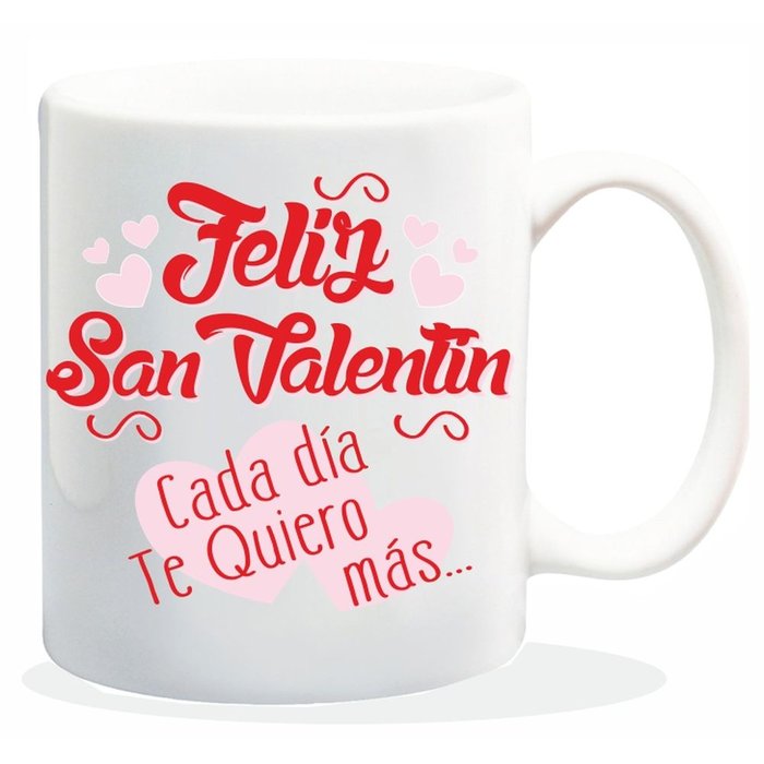TAZA ENAMORADOS FELIZ SAN VALENTIN | ROYMART | 1 UNIDAD | 8431234190984 Imagen principal del producto