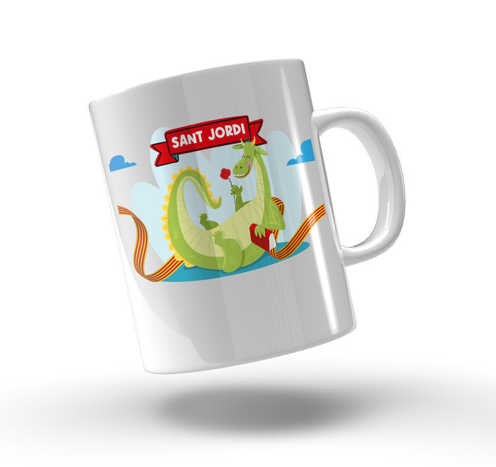 TAZA SANT JORDI DRAGON DESCANSANDO | ROYMART | 1 UNIDAD | 8431234191462 Imagen principal del producto