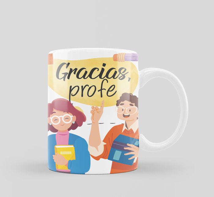 TAZA CERAMICA - GRACIAS PROFE | ROYMART | 1 UNIDAD | 8431234192070