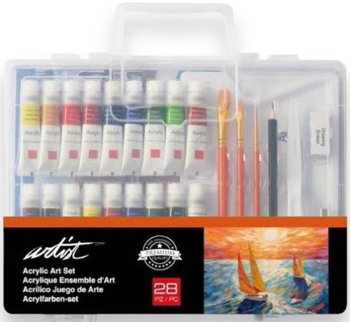 Maletin iniciacion pintura acrilica Artist con 28 piezas Imagen principal del producto
